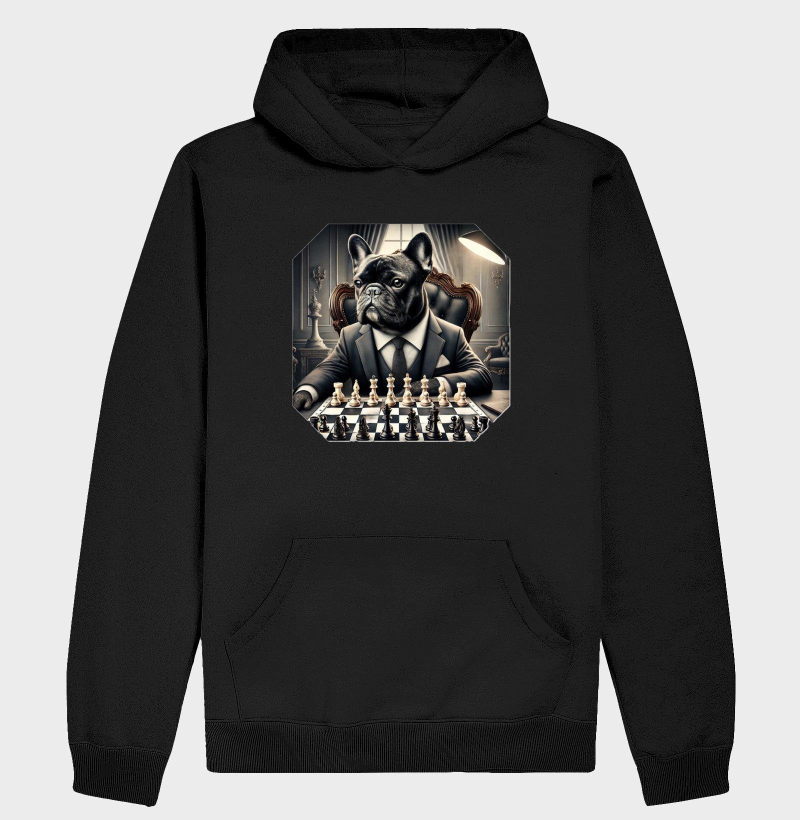 Bulldog francês do xadrez