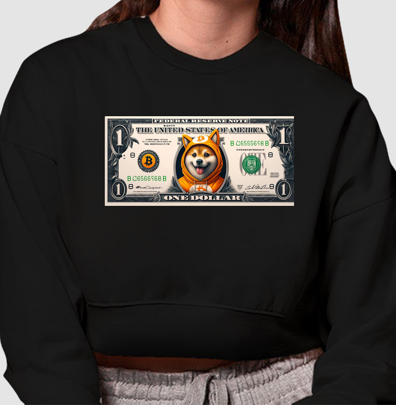 Moletom Cropped  Dog 1 Dólar