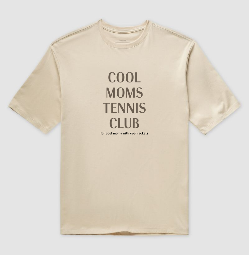 Cool Moms Tennis Club - oversized