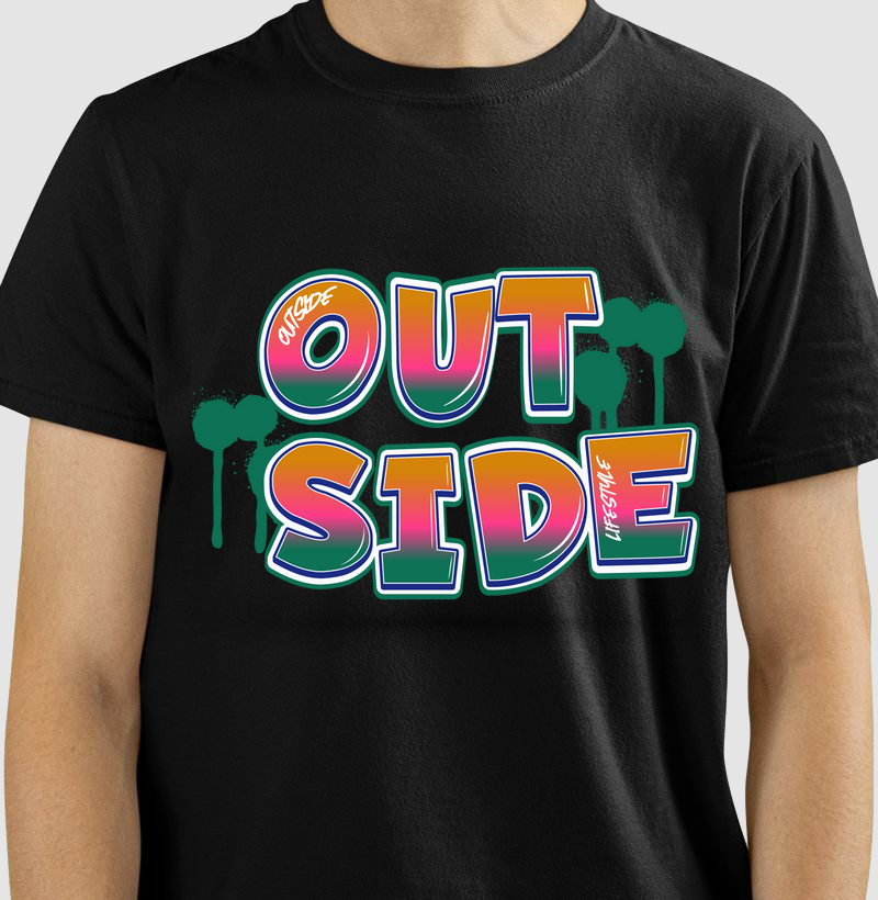 Camiseta Outside Grafitti