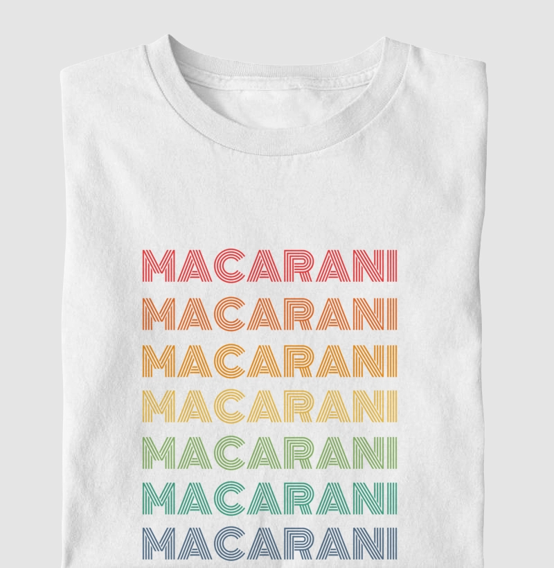 Macarani Letreiro Retrô
