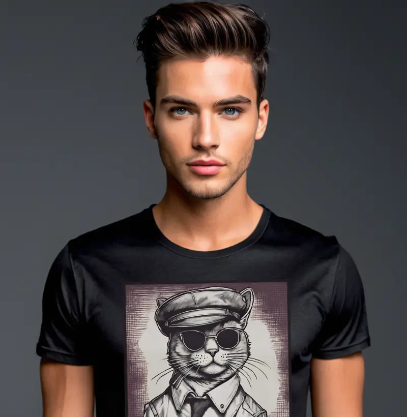 Camiseta Gato Alfa - Reserva Ink