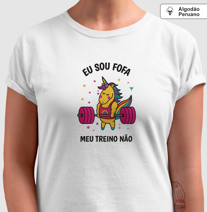 Eu sou fofa, meu treino não!