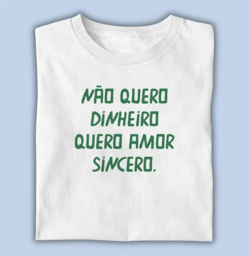 Não Quero Dinheiro, Quero Amor Sincero (tim maia)