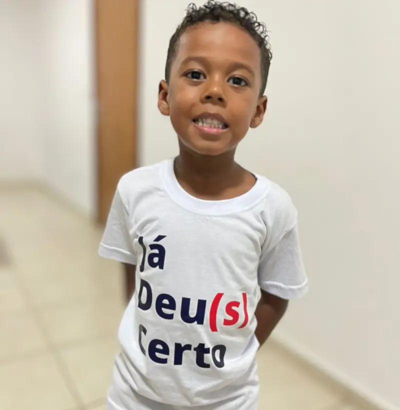 Camiseta Infantil Já Deu(s) Certo