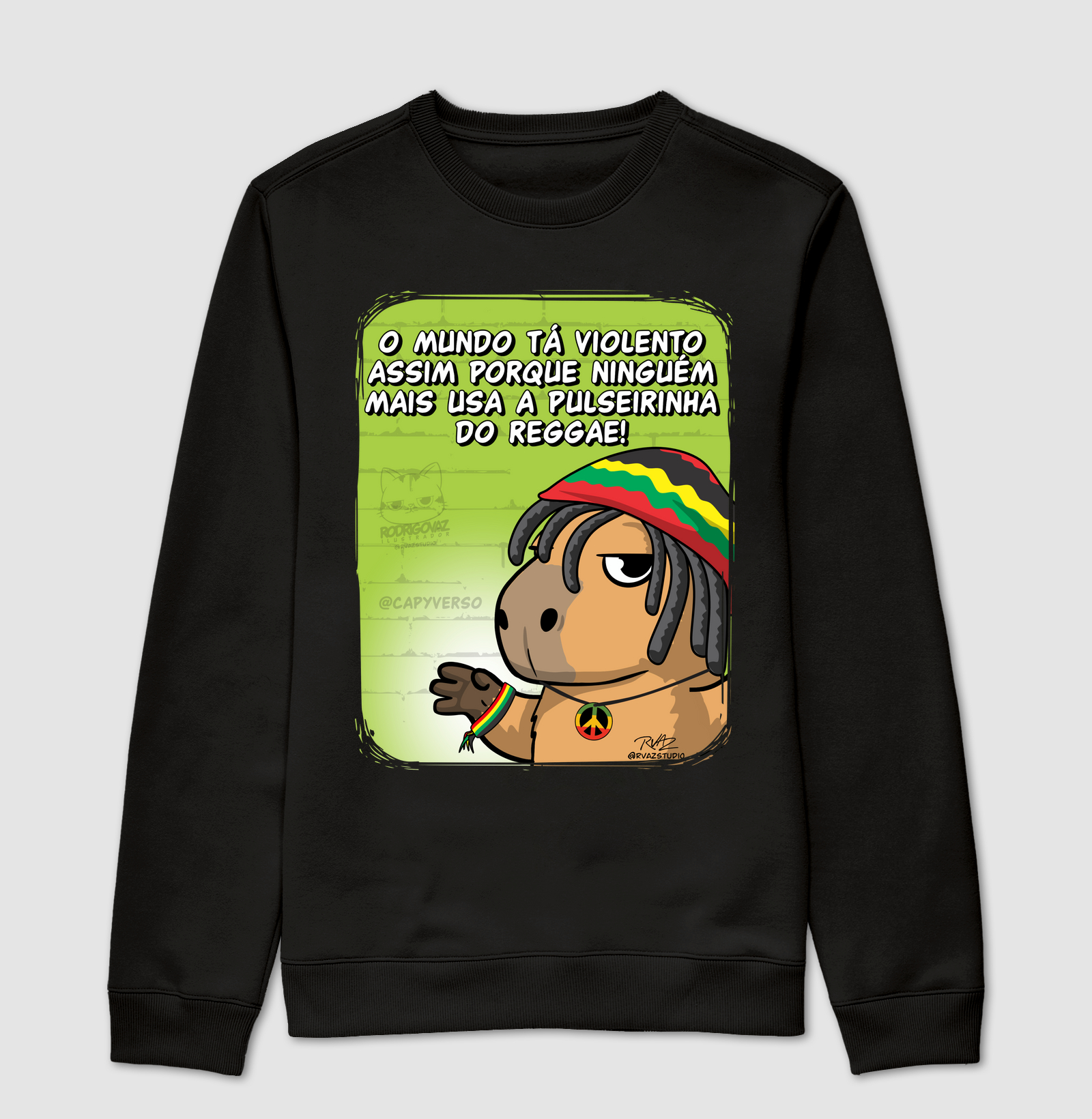 Camiseta Capivara Reggae