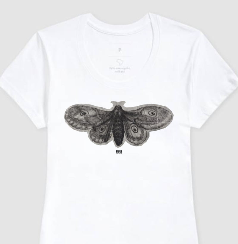 Camiseta Feminina Borboleta.