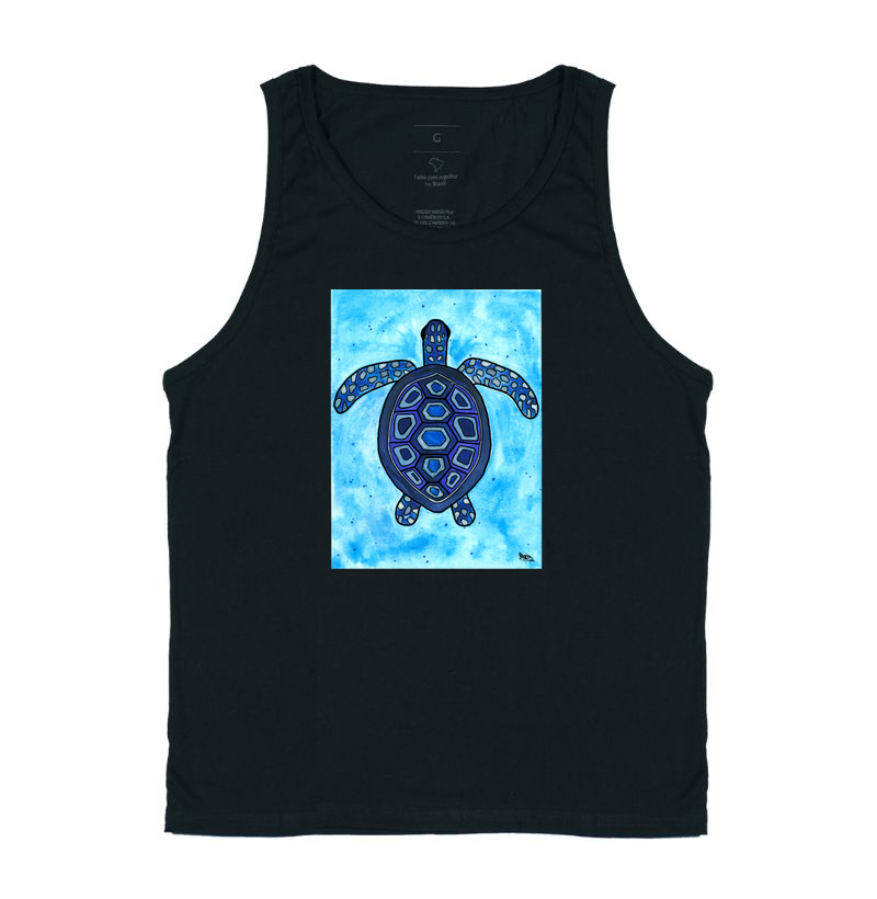 Tartaruga Azul 2.0 - Aquarela