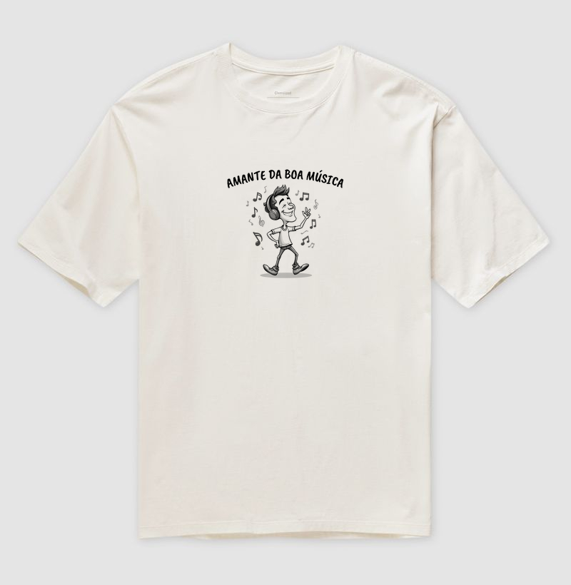 Camisa "amante da boa música"