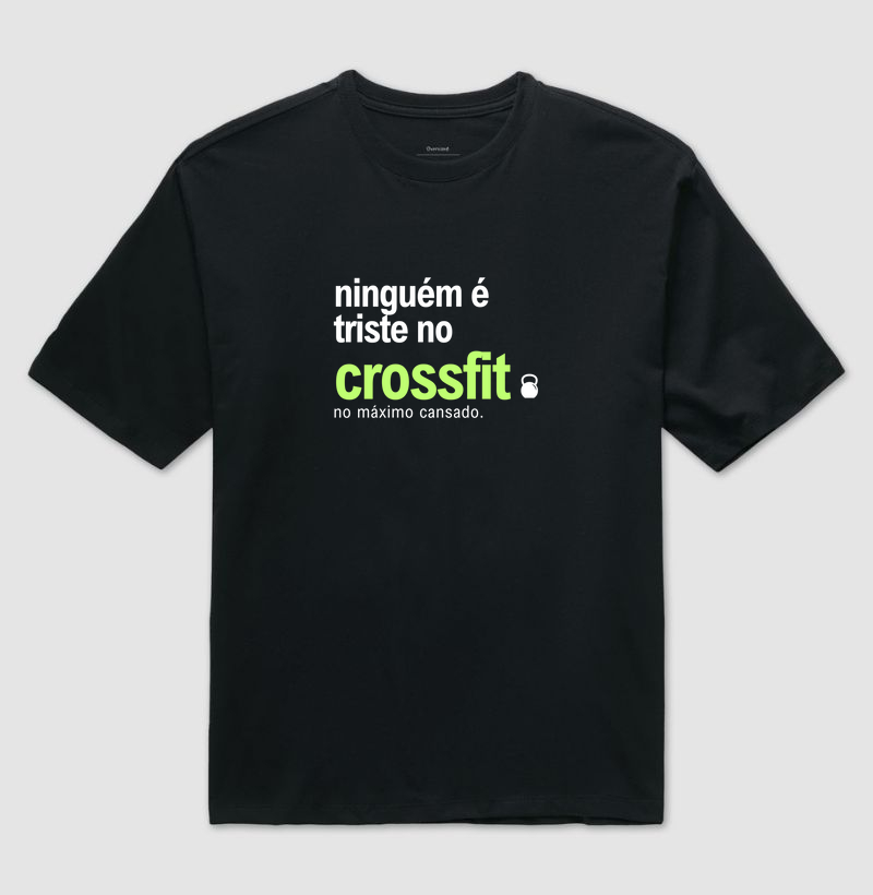 Ninguém é triste no crossfit