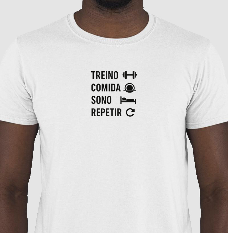 Camiseta Rotina Fitness