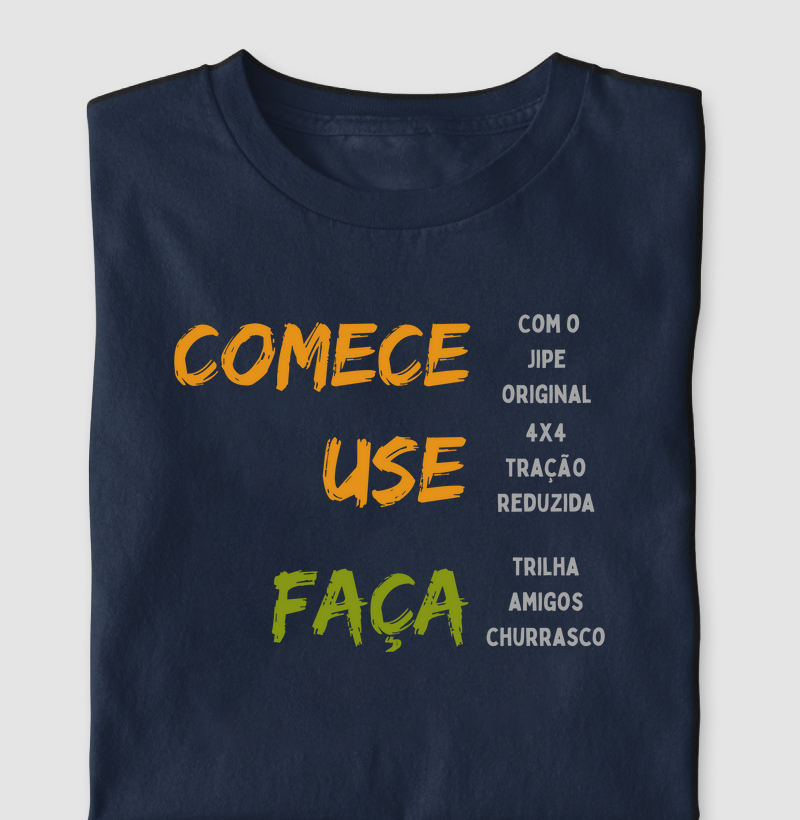Comece,use e faça