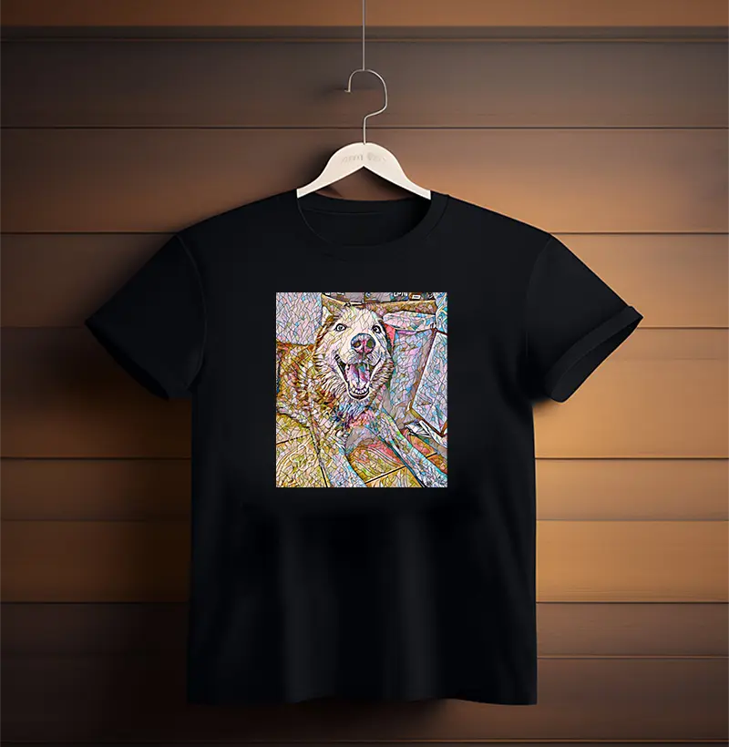 Camiseta Classic - JulyJany Dog Mosaico (Modelo 01)