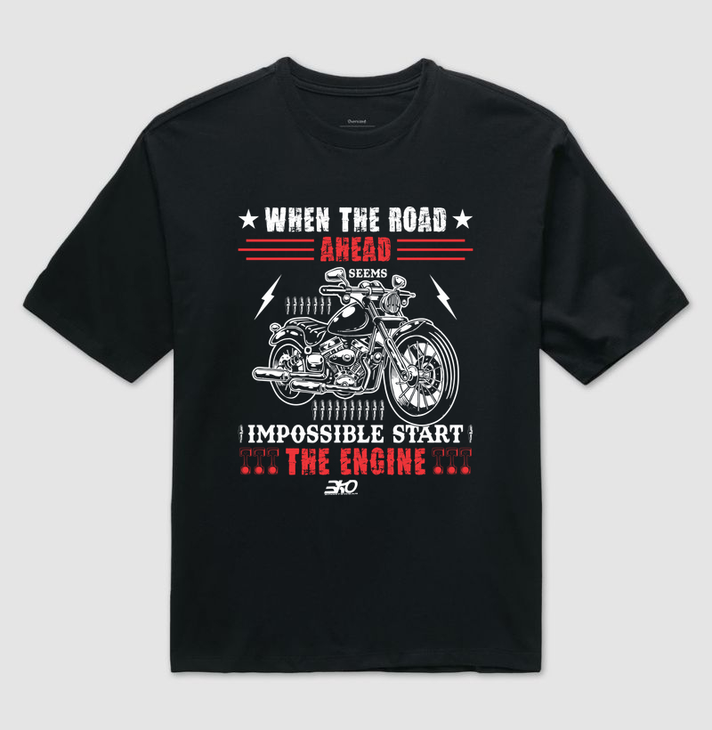 CAMISETA CASUAL MOTORCYCLE