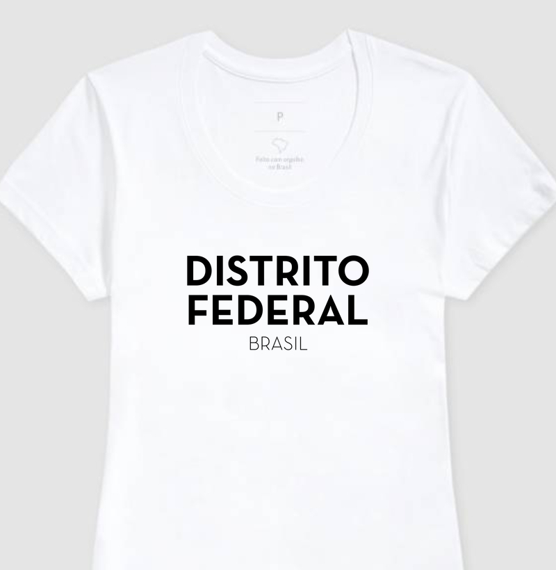 Camiseta Distrito Federal Estado Brasil