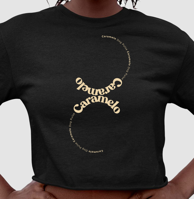 Cropped Dog Pulse – Caramelo Clássico