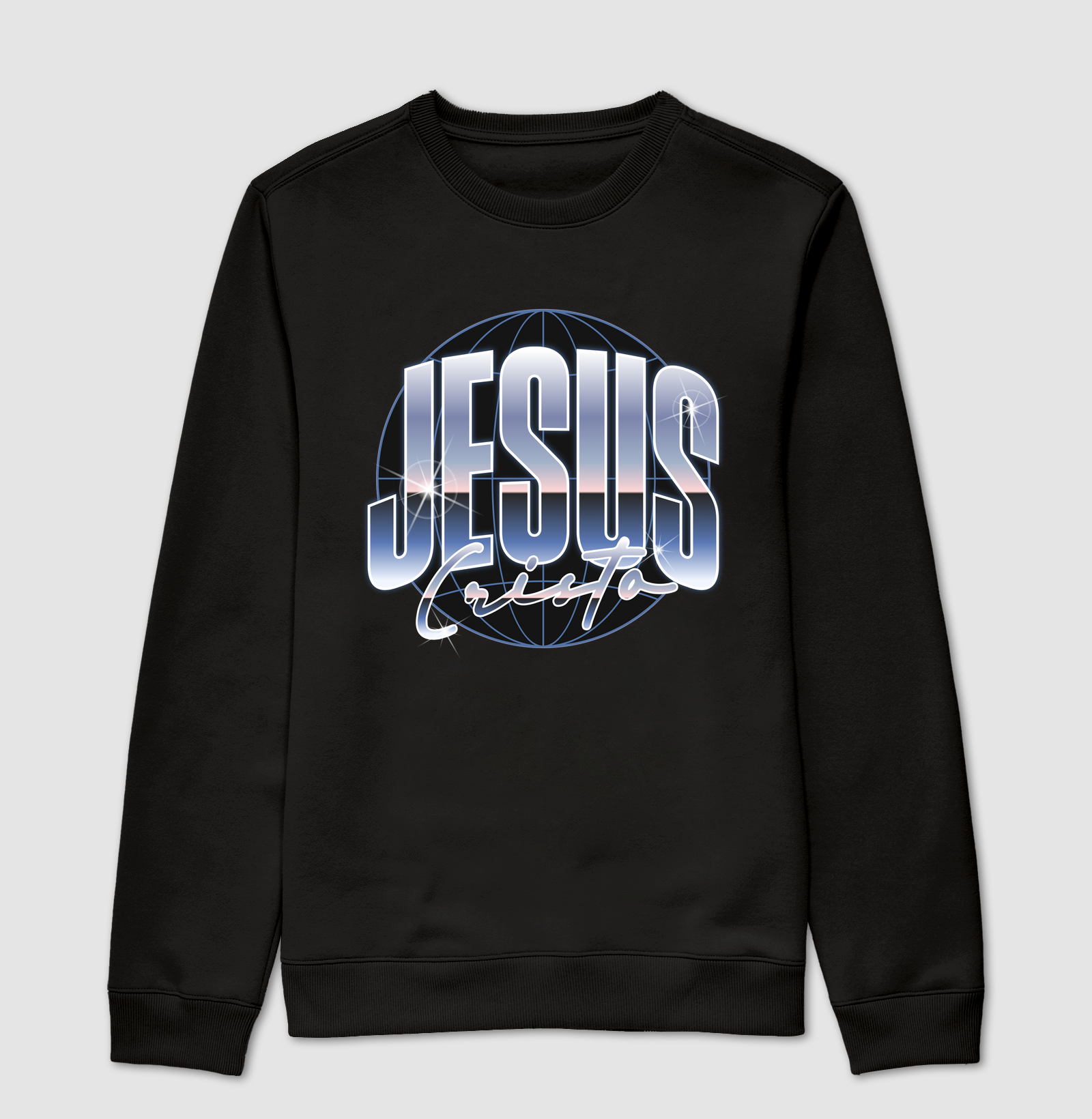 Jesus Cristo - A Luz do Mundo (Moletom Masculino)