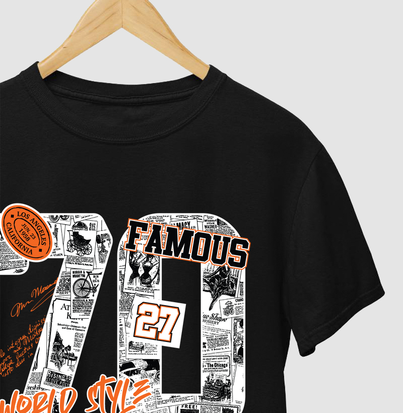 Camiseta Deborest - 70 World Style