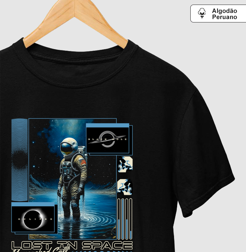 Lost In Space - Unreached Call - Camiseta Algodão Peruano