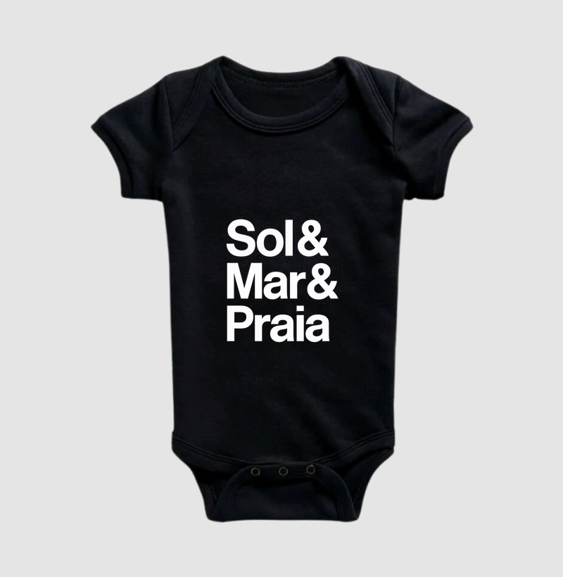 Sol Mar Praia Body Infantil