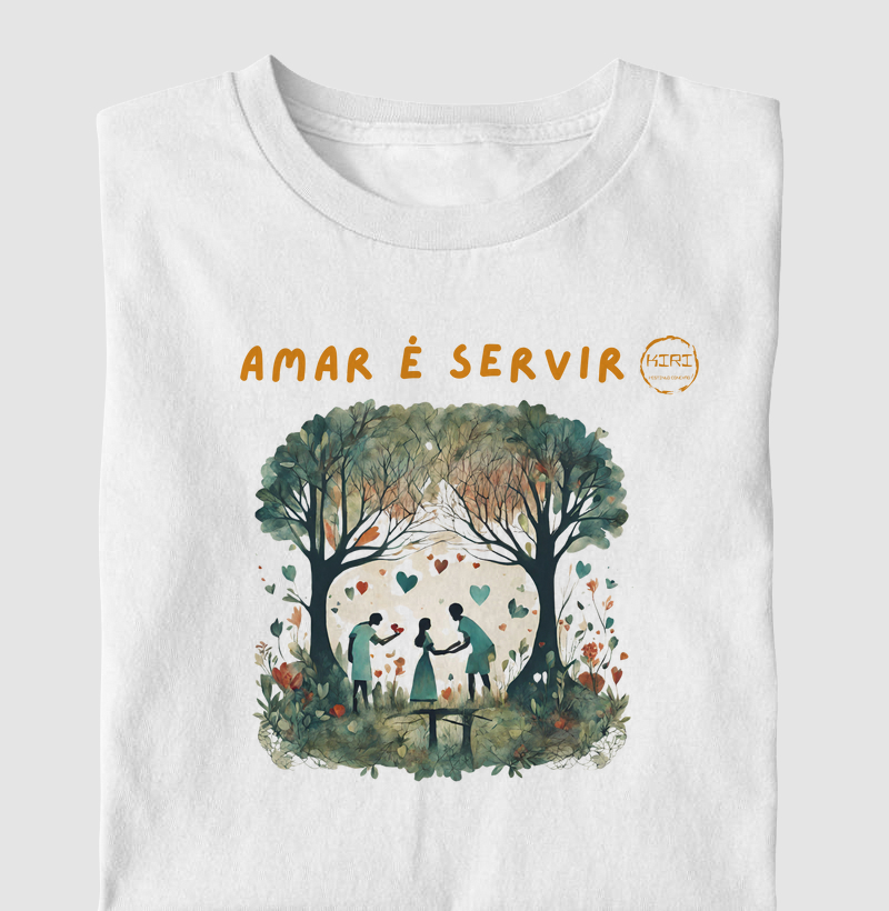 Camiseta KIRI - Amar é Servir