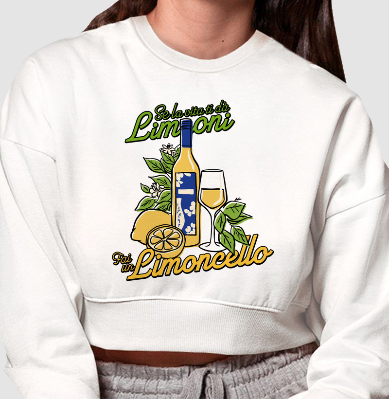 Cropped Moletom Limoncello