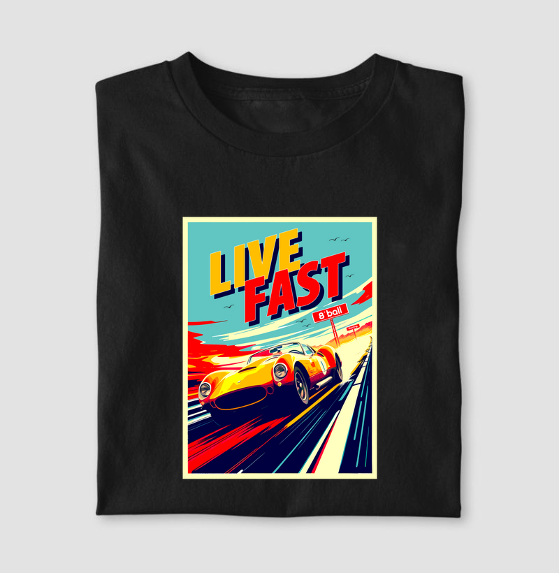 LIVE FAST - PRETO