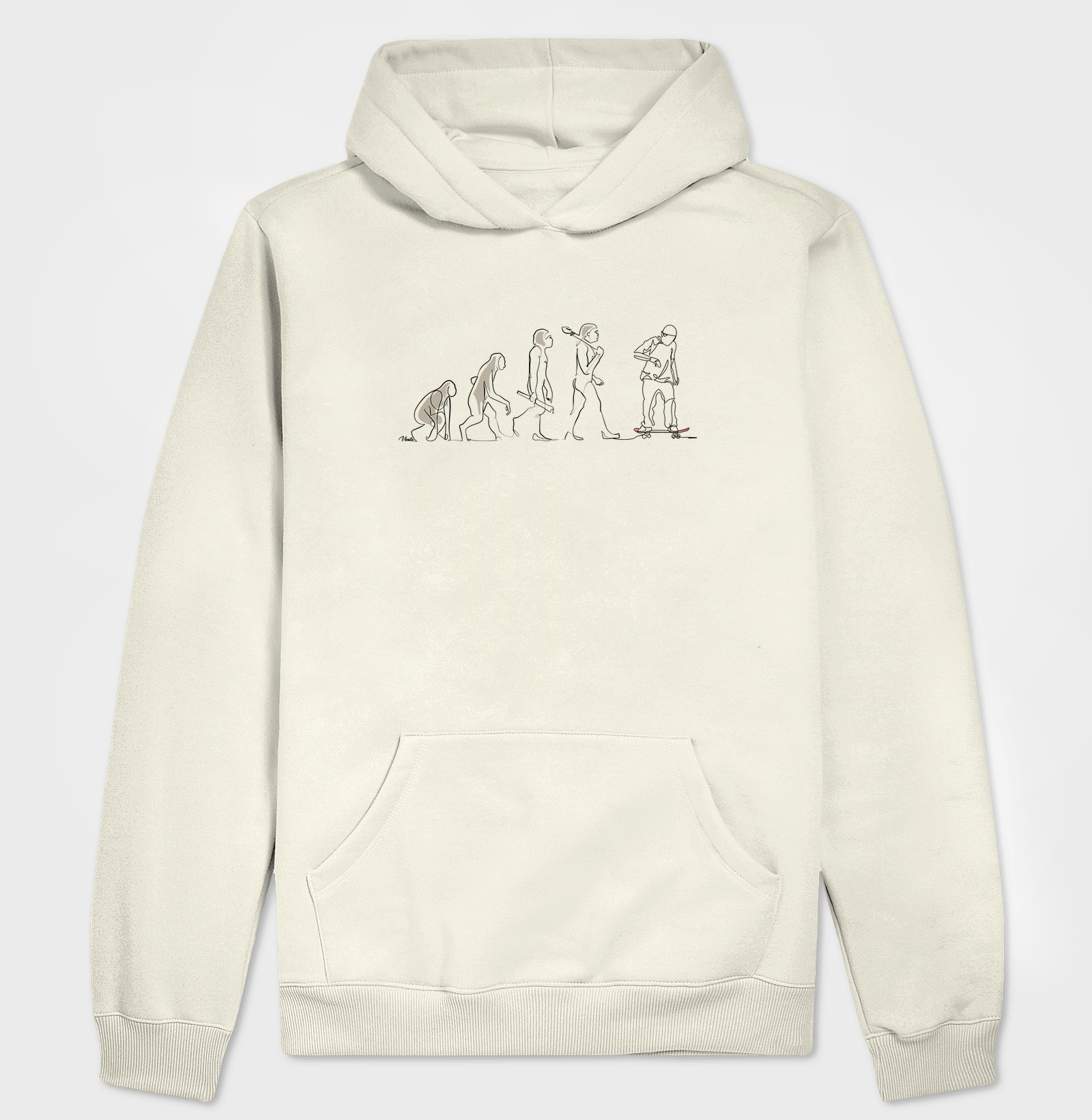 Evolução - One line art