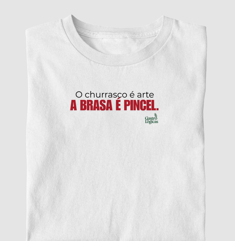 O churrasco é arte, a brasa é pincel.