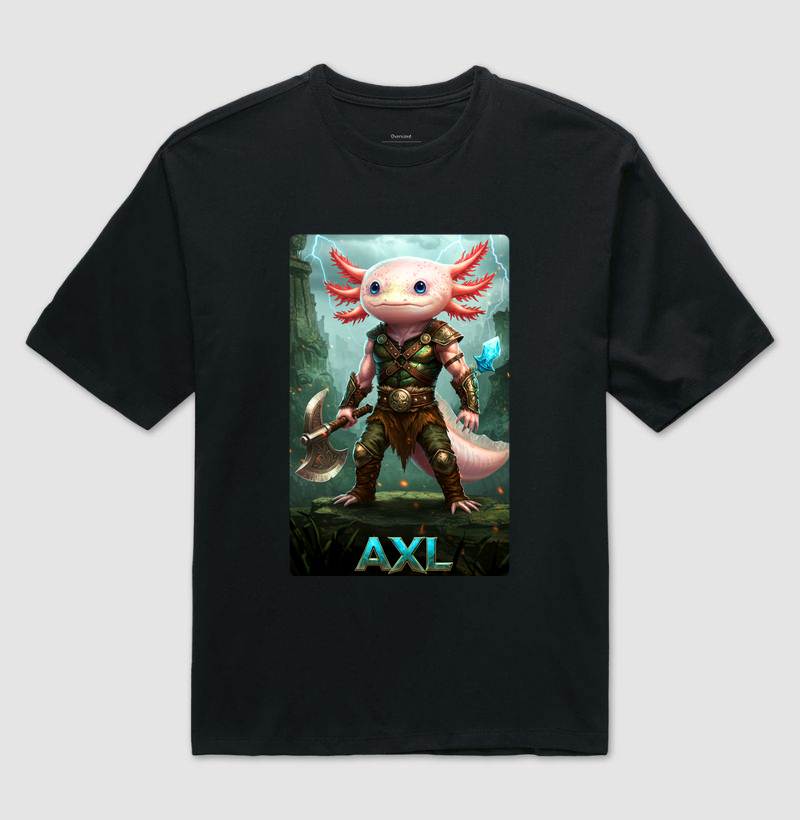 Camiseta Oversized - AXL, o Bárbaro (01)