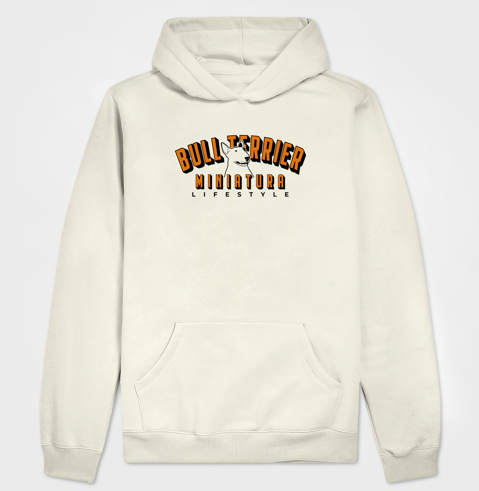 Bull Terrier Miniatura Lifestyle Laranja