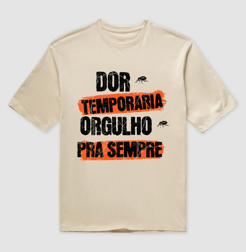 Camiseta Oversized Orgulho pra sempre 