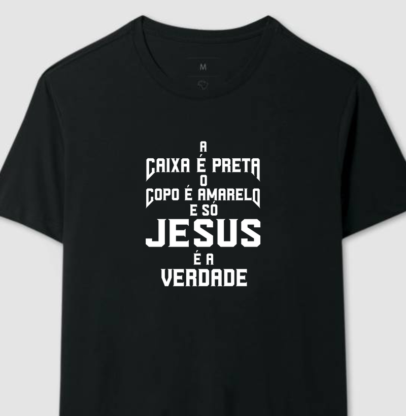 A Caixa é Preta e o Copo é Amarelo - ESCRITA BRANCA - Frases Frei Gilson