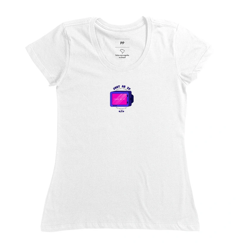 camiseta colorida - feminino