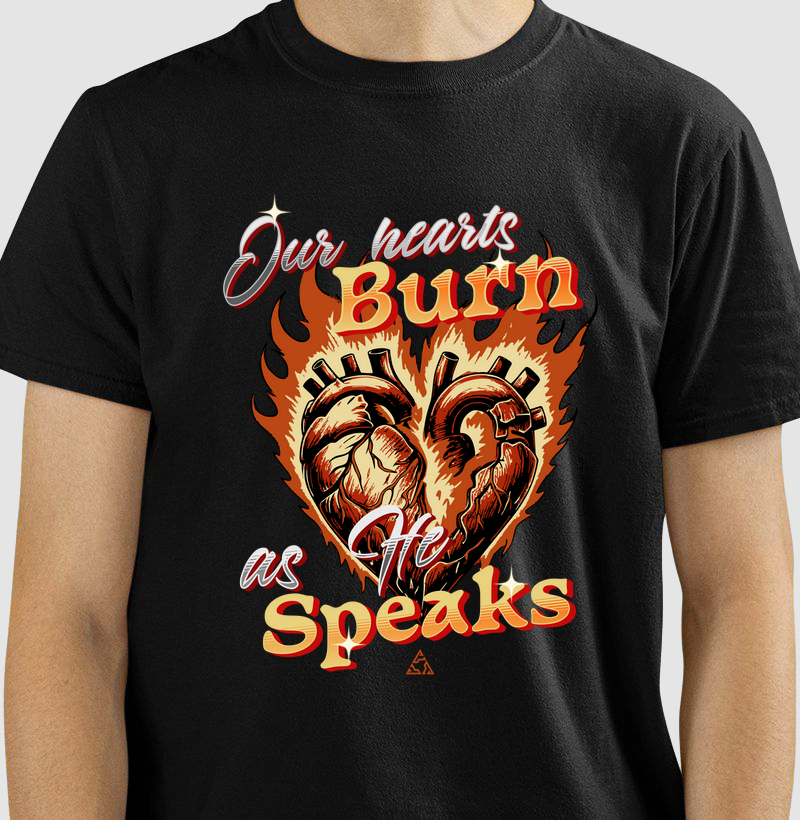 CAMISETA CORAÇÃO QUE ARDE