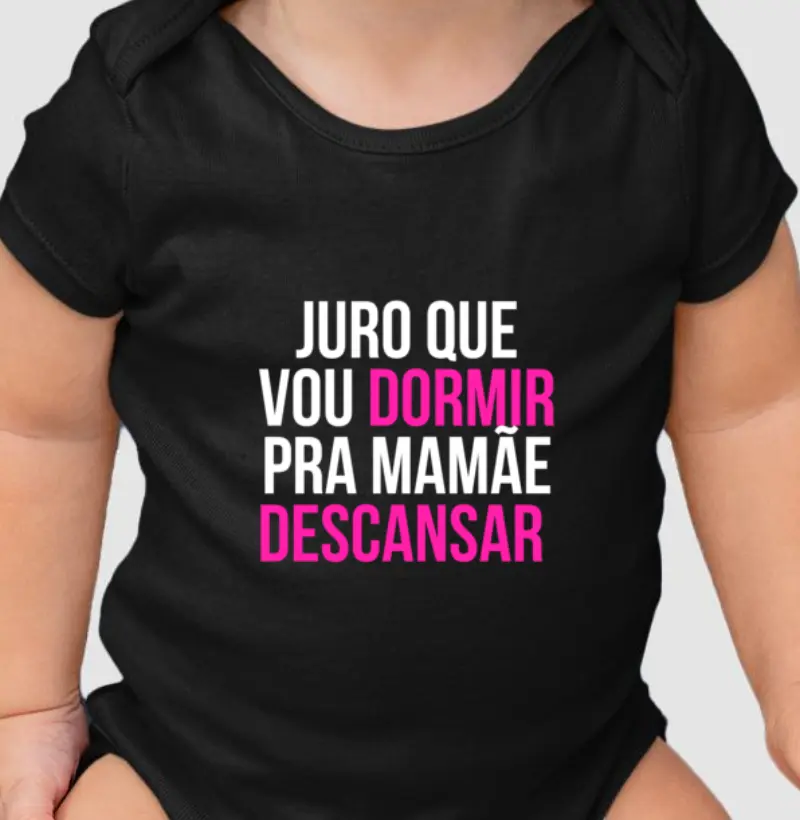 Vou dormir pra mamãe descansar