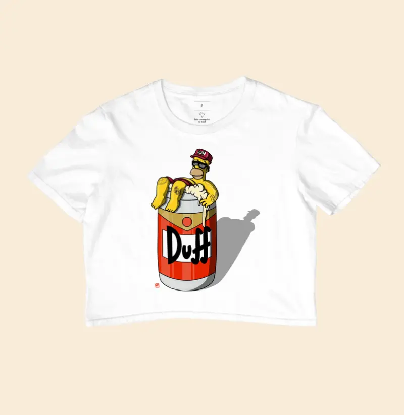 Cropped Duff & Cerveja
