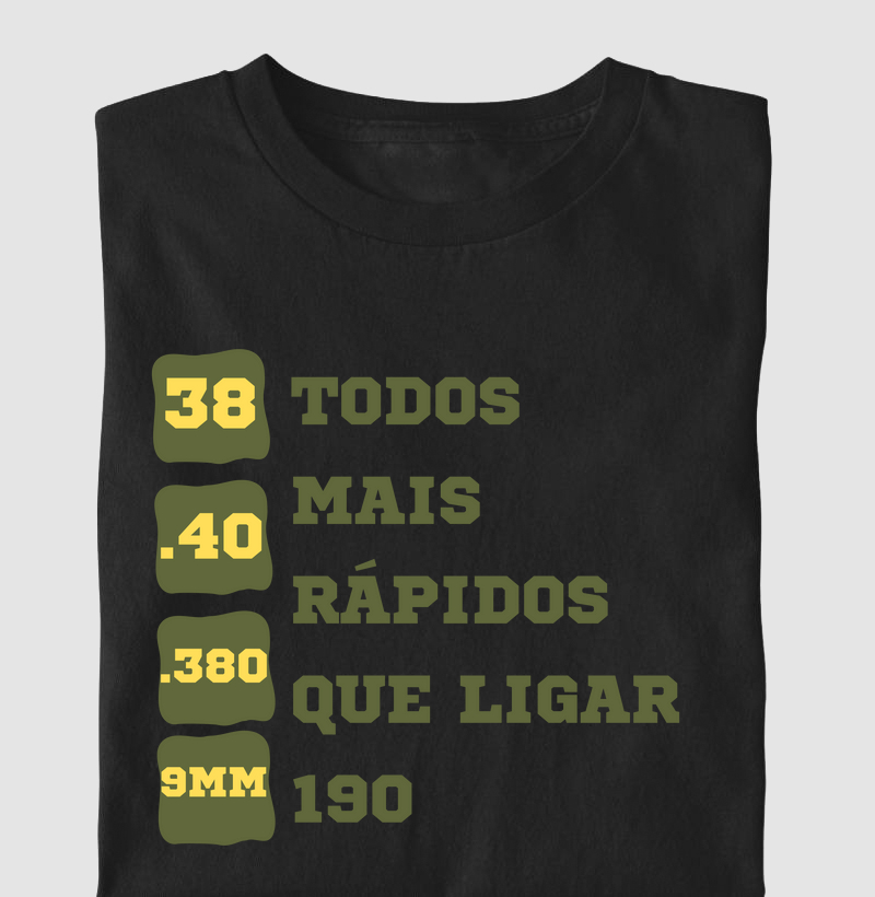 Camiseta Todos Mais Rápidos