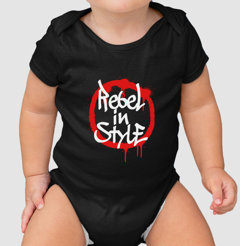 Rebel in Style: Body Infantil - A Estampa que Redefine Atitude