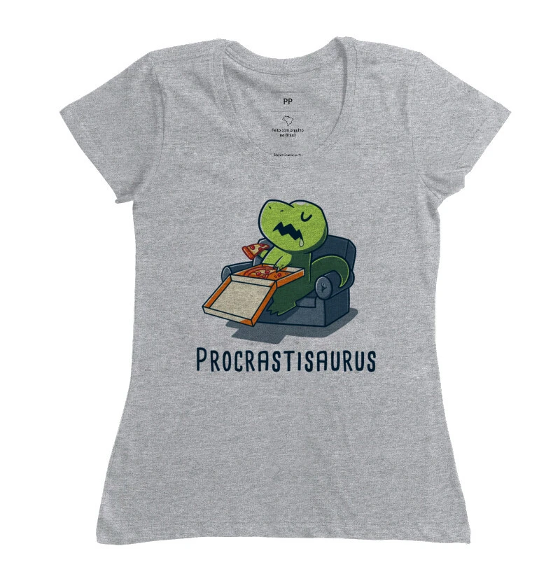 Dinossauro Procrastinador 