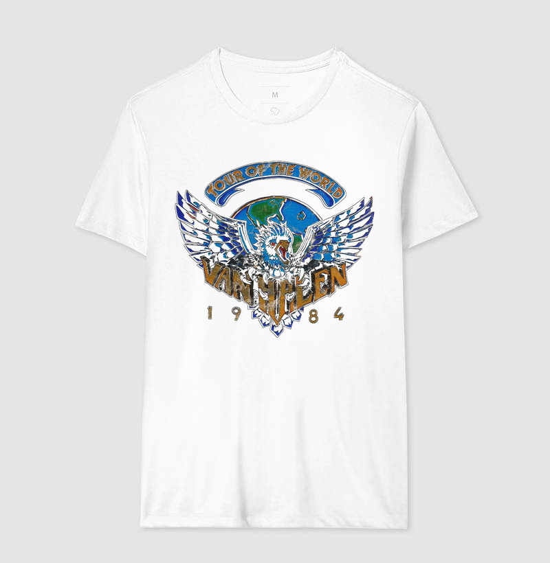 Camiseta Van Halen - World Tour 1984