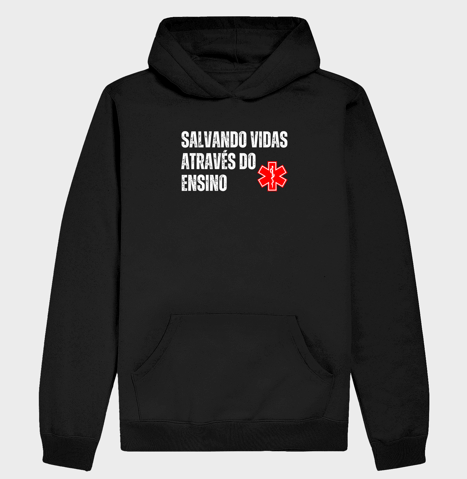 Moletom Canguru - Salvando Vidas Através do Ensino