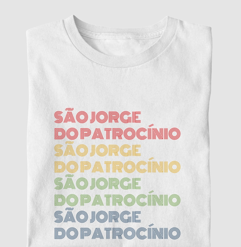 São Jorge do Patrocínio Letreiro Retrô