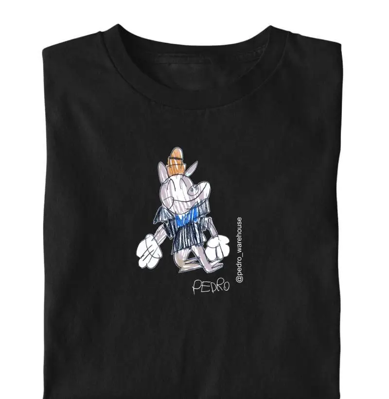 CAMISETA MASC/FEM - PORCO PALHINHA
