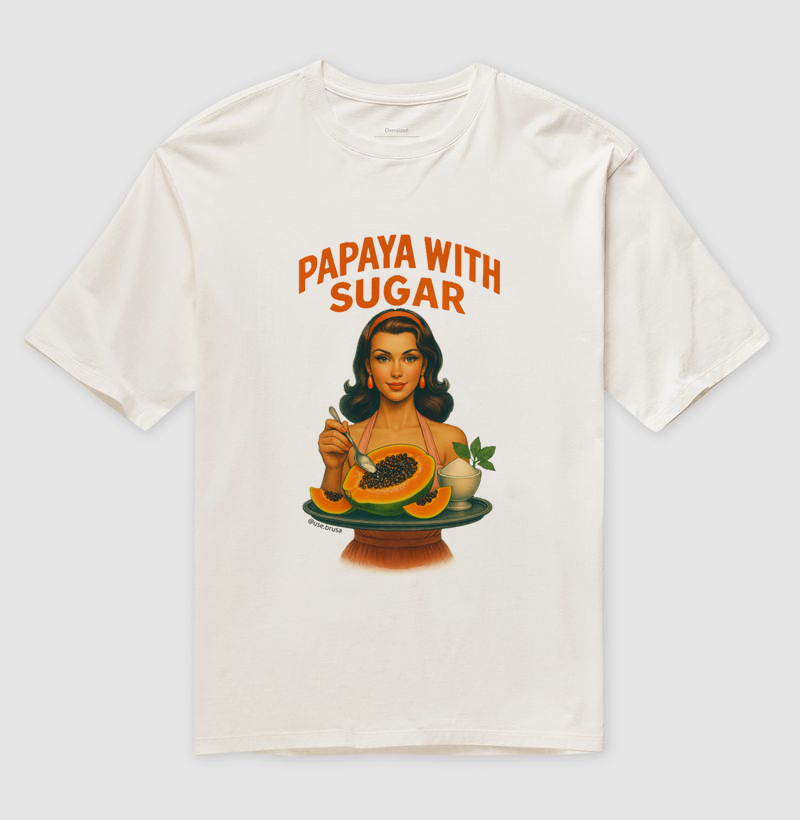 Papaya with sugar