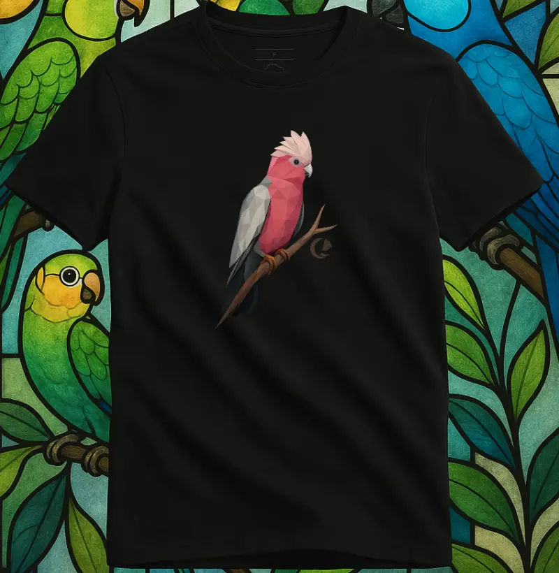 Camiseta Cacatua Galah Vitral