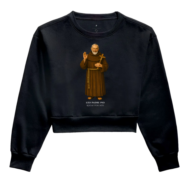 Camiseta Católica - São Padre Pio - Rogai por nós