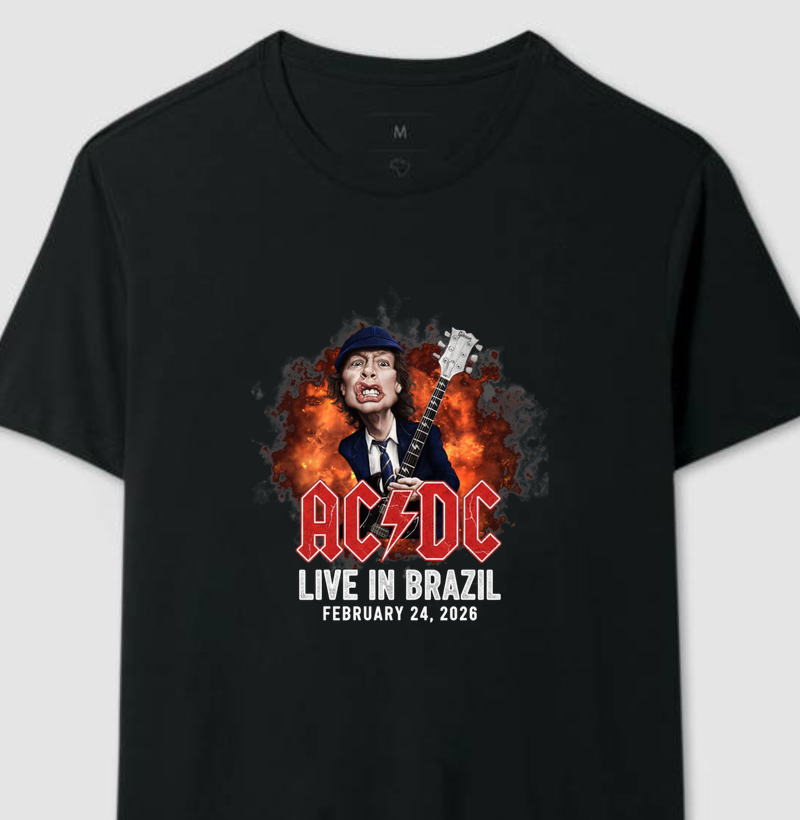 Camiseta ACDC III 24 de Fevereiro