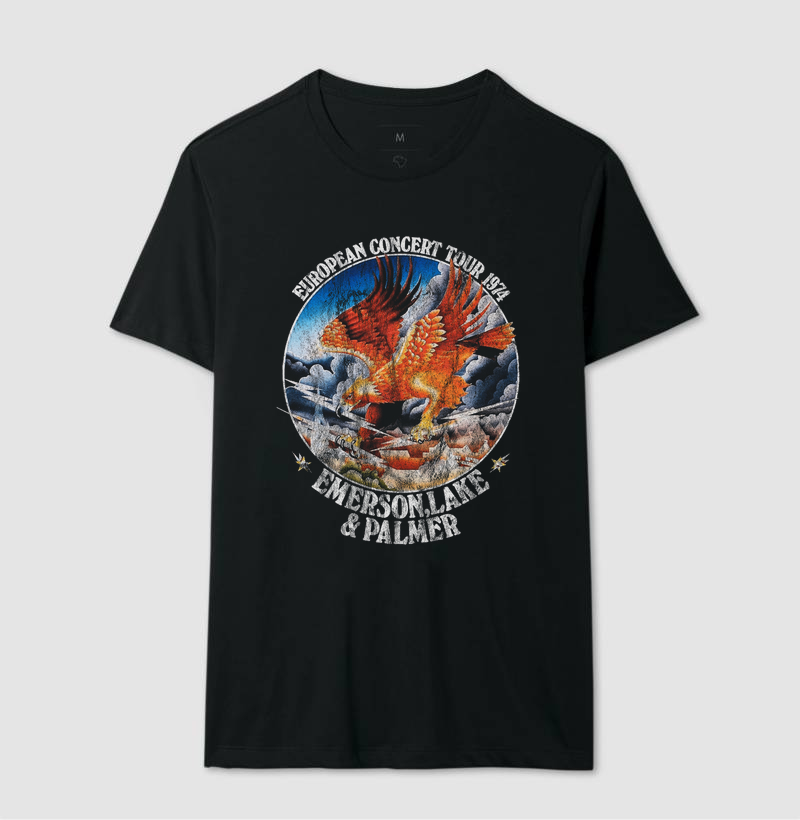 Camiseta Emerson, Lake and Palmer | Concert 1974