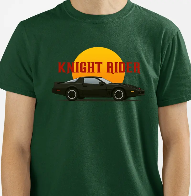 🚗 Camiseta Knight Rider Sunset